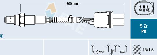 FAE 75143 - Sonde lambda cwaw.fr