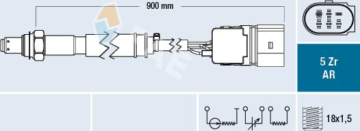 FAE 75155 - Sonde lambda cwaw.fr