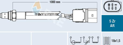 FAE 75162 - Sonde lambda cwaw.fr