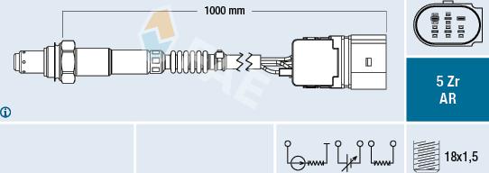 FAE 75108 - Sonde lambda cwaw.fr