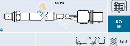 FAE 75103 - Sonde lambda cwaw.fr