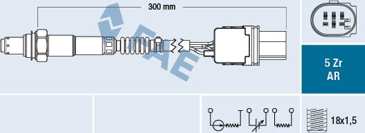 FAE 75115 - Sonde lambda cwaw.fr