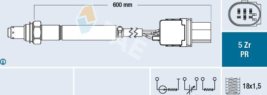 FAE 75111 - Sonde lambda cwaw.fr