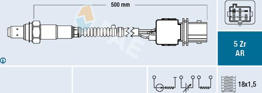 FAE 75139 - Sonde lambda cwaw.fr