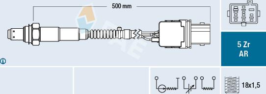 FAE 75135 - Sonde lambda cwaw.fr