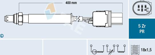 FAE 75128 - Sonde lambda cwaw.fr