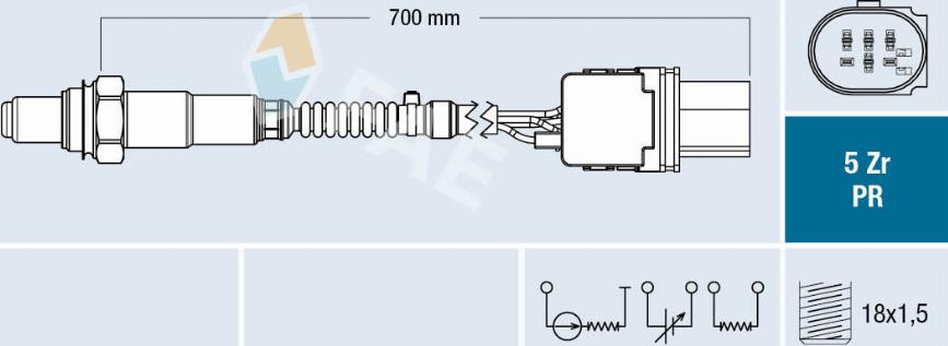 FAE 75127 - Sonde lambda cwaw.fr