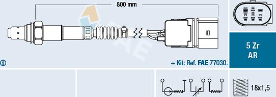 FAE 75353 - Sonde lambda cwaw.fr