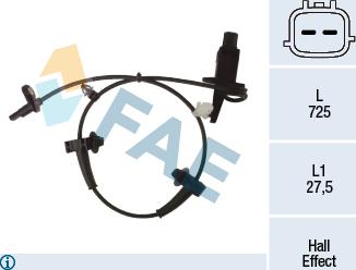 FAE 78487 - Capteur, vitesse de roue cwaw.fr