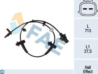 FAE 78507 - Capteur, vitesse de roue cwaw.fr