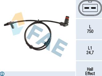 FAE 78210 - Capteur, vitesse de roue cwaw.fr