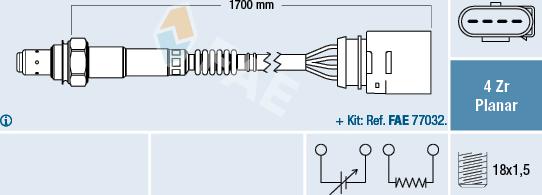 FAE 77902 - Sonde lambda cwaw.fr