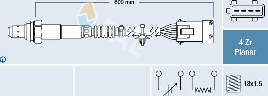 FAE 77494 - Sonde lambda cwaw.fr