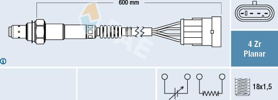 FAE 77495 - Sonde lambda cwaw.fr