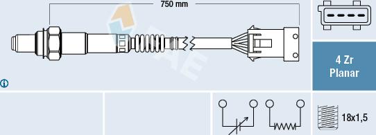 FAE 77449 - Sonde lambda cwaw.fr