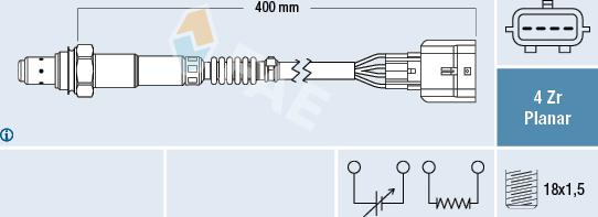 FAE 77448 - Sonde lambda cwaw.fr