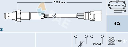 FAE 77459 - Sonde lambda cwaw.fr