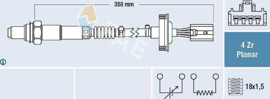 FAE 77451 - Sonde lambda cwaw.fr