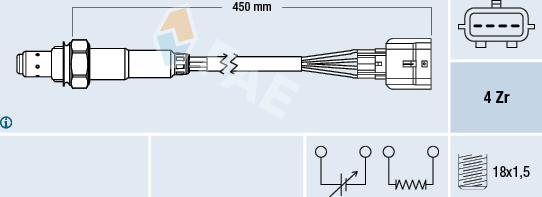 FAE 77469 - Sonde lambda cwaw.fr