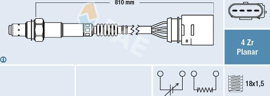 FAE 77406 - Sonde lambda cwaw.fr