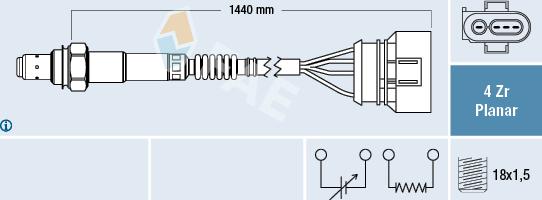 FAE 77401 - Sonde lambda cwaw.fr