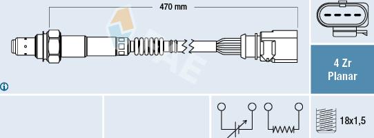 FAE 77402 - Sonde lambda cwaw.fr