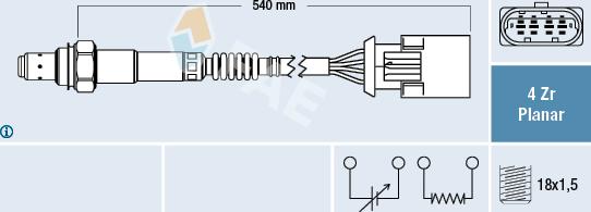 FAE 77425 - Sonde lambda cwaw.fr