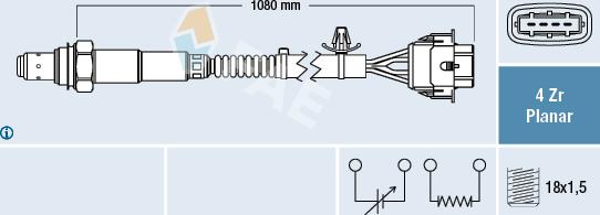 FAE 77421 - Sonde lambda cwaw.fr