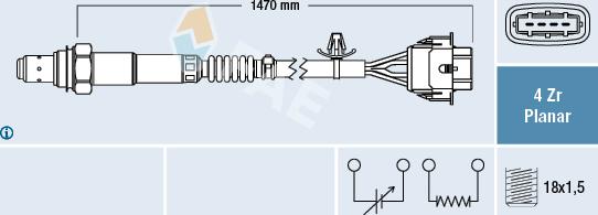 FAE 77422 - Sonde lambda cwaw.fr