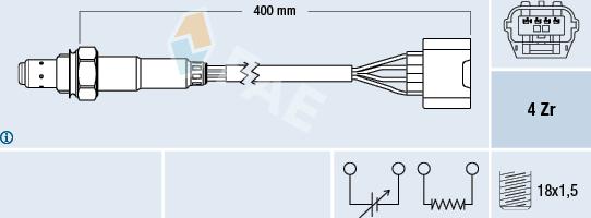 FAE 77470 - Sonde lambda cwaw.fr