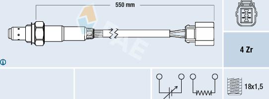 FAE 77473 - Sonde lambda cwaw.fr