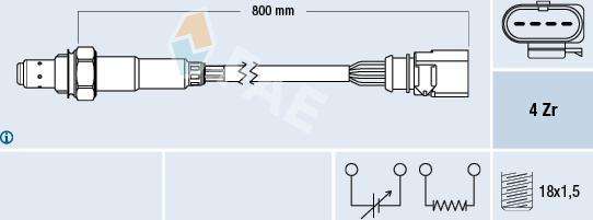 FAE 77591 - Sonde lambda cwaw.fr