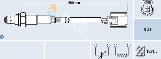 FAE 77593 - Sonde lambda cwaw.fr