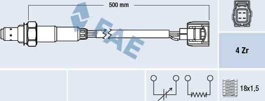 FAE 77501 - Sonde lambda cwaw.fr