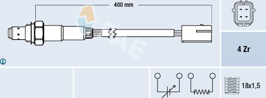 FAE 77507 - Sonde lambda cwaw.fr