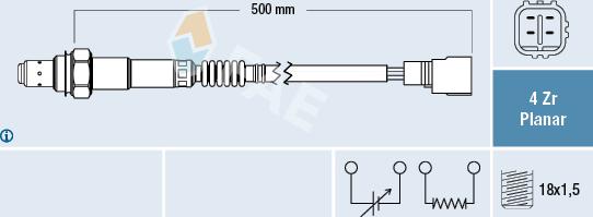 FAE 77517 - Sonde lambda cwaw.fr