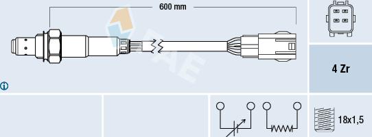 FAE 77588 - Sonde lambda cwaw.fr