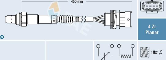 FAE 77525 - Sonde lambda cwaw.fr