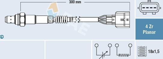 FAE 77522 - Sonde lambda cwaw.fr