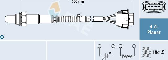 FAE 77575 - Sonde lambda cwaw.fr