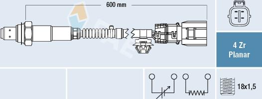 FAE 77694 - Sonde lambda cwaw.fr