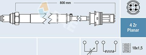 FAE 77691 - Sonde lambda cwaw.fr