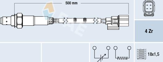 FAE 77659 - Sonde lambda cwaw.fr