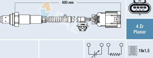 FAE 77656 - Sonde lambda cwaw.fr