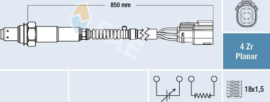 FAE 77651 - Sonde lambda cwaw.fr