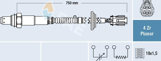 FAE 77666 - Sonde lambda cwaw.fr