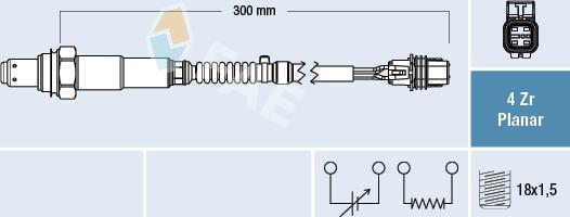 FAE 77663 - Sonde lambda cwaw.fr