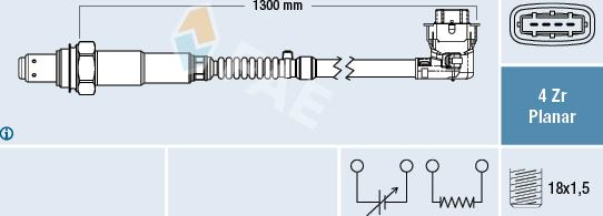 FAE 77609 - Sonde lambda cwaw.fr