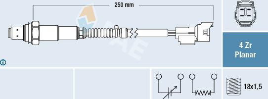 FAE 77604 - Sonde lambda cwaw.fr