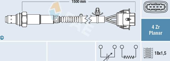 FAE 77608 - Sonde lambda cwaw.fr